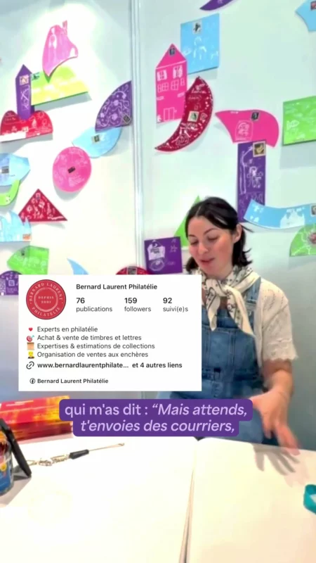 Devenir philatéliste avec Amélie Lebloch